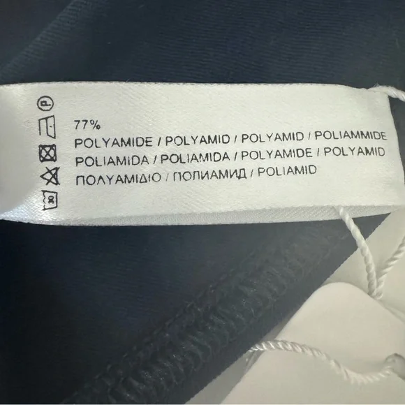 NWT ERES “Edge Cut” Triangle Bikini Top With Buckle Detail in Navy - Picture 15 of 16